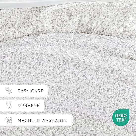 Casual Comfort Premium Ultra Soft 3-pc. Burst of Vines Print Duvet Cover Set