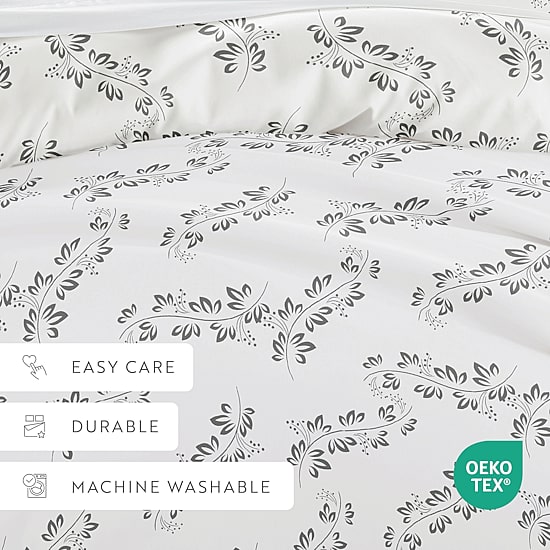 Casual Comfort Premium Ultra Soft 3-pc. Simple Vine Print Duvet Cover Set