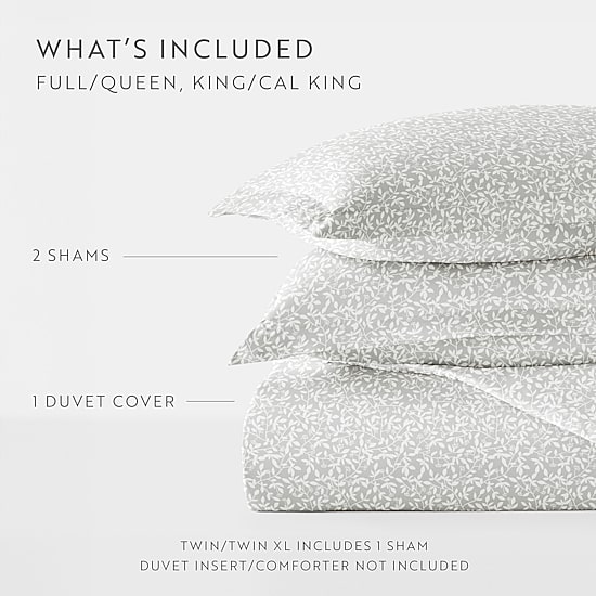 Casual Comfort Premium Ultra Soft 3-pc. Vine Trellis Print Duvet Cover Set