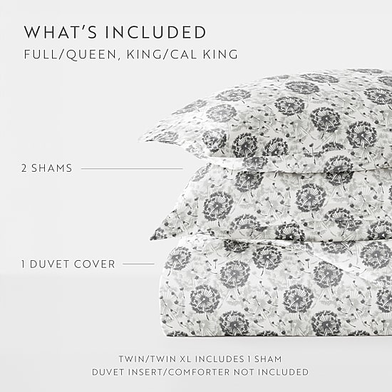 Casual Comfort Premium Ultra Soft 3-pc. Make a Wish Print Duvet Cover Set
