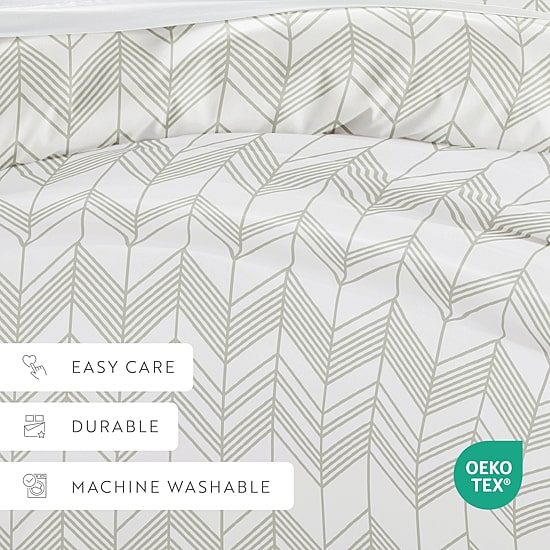 Casual Comfort Ultra Soft Alps Chevron Duvet Set