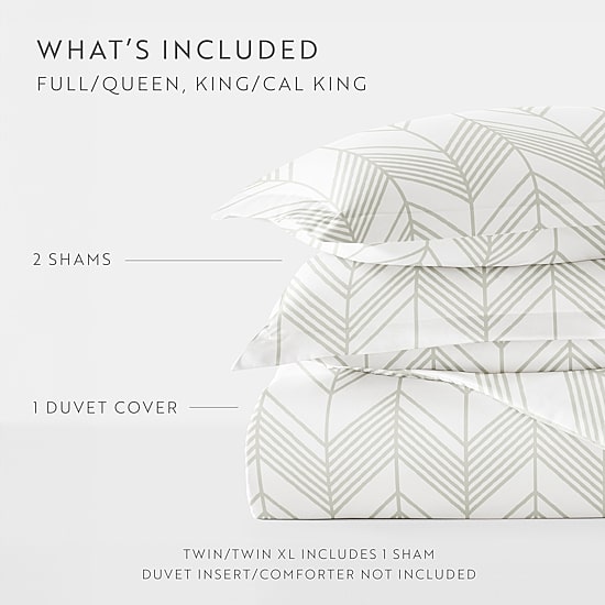 Casual Comfort Ultra Soft Alps Chevron Duvet Set
