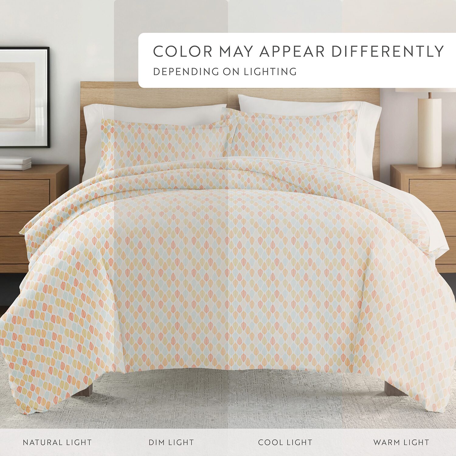 Casual Comfort Premium Ultra Soft Fall Foliage Duvet Cover Set