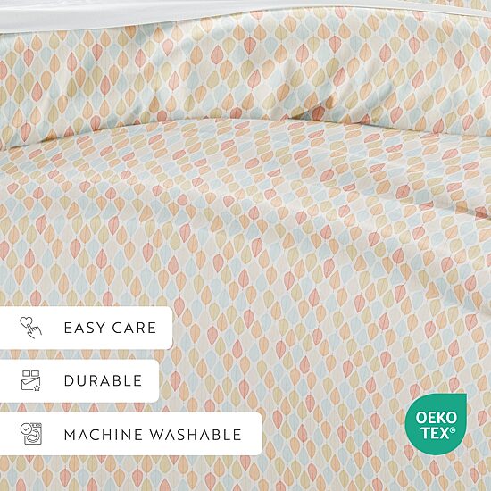 Casual Comfort Premium Ultra Soft Fall Foliage Duvet Cover Set