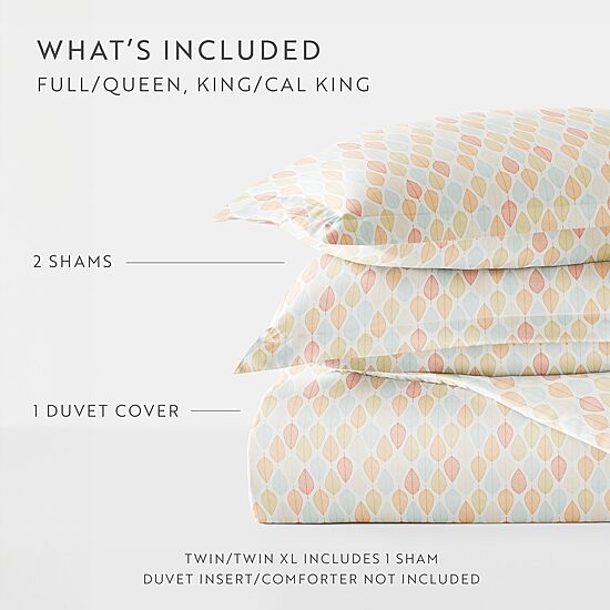 Casual Comfort Premium Ultra Soft Fall Foliage Duvet Cover Set