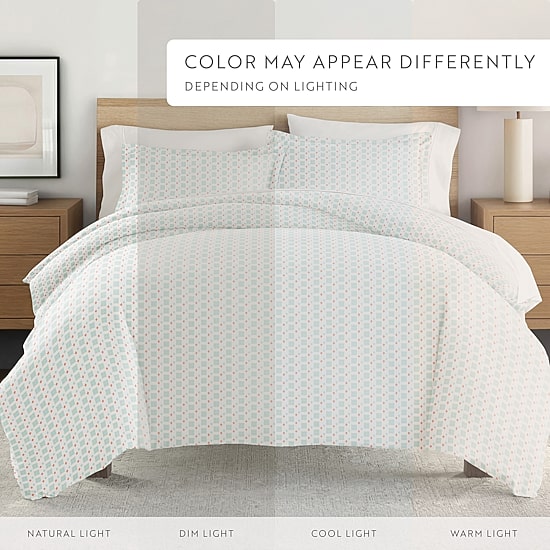 Casual Comfort Premium Ultra Soft Lights Duvet Cover Set