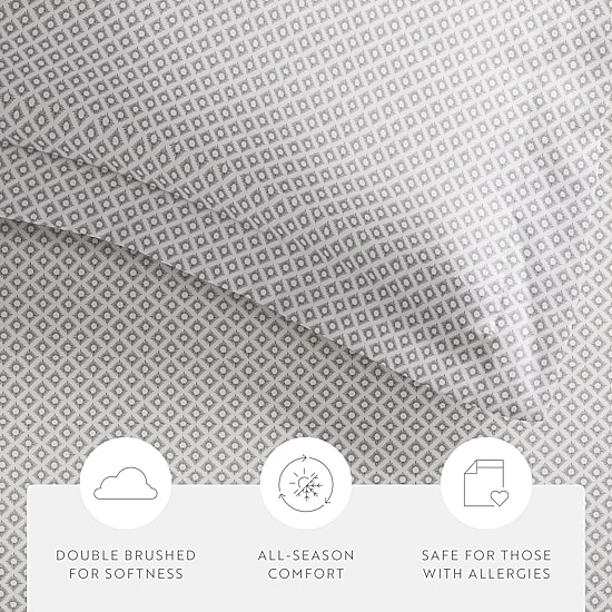 Casual Comfort Premium Ultra Soft Polaris Duvet Cover Set