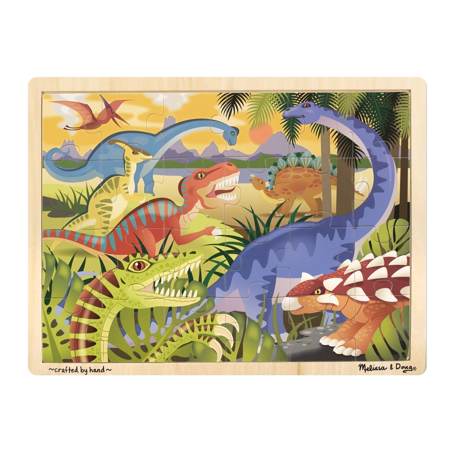 Melissa & Doug Dinosaur Jigsaw (24-Pc) 24-pc. Puzzle