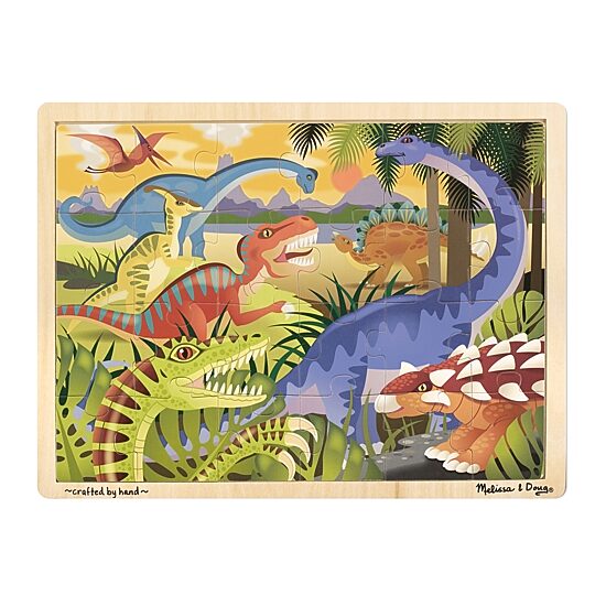 Melissa & Doug Dinosaur Jigsaw (24-Pc) 24-pc. Puzzle