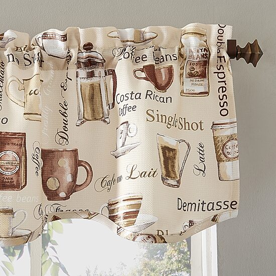 No 918 Berkley Kitchen Rod Pocket Scallop Valance