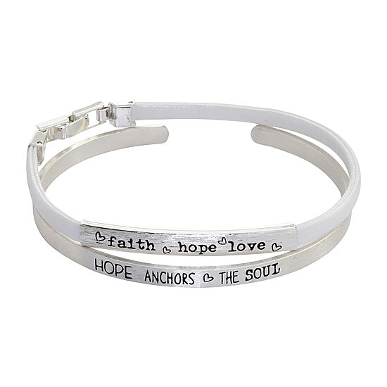 Sparkle Allure You & Me Womens 2-pc. Pure Silver Over Brass Bracelet Set