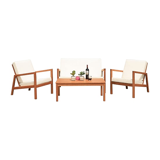 Safavieh Larence Patio Collection 4-pc. Conversation Set