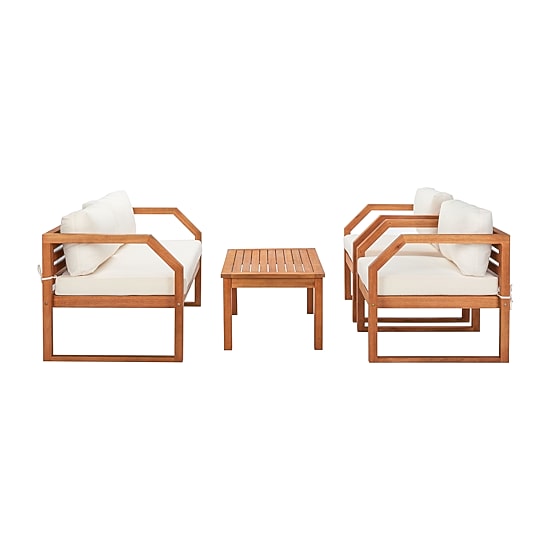 Safavieh Dren Collection 4-pc. Conversation Set Weather Resistant