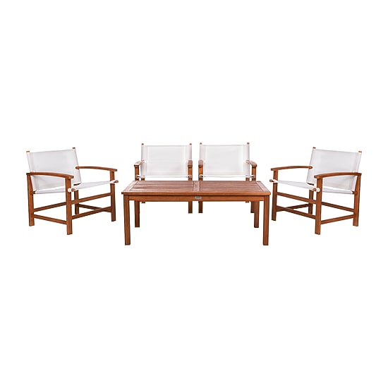 Safavieh Mardin Patio Collection 5-pc. Conversation Set Weather Resistant
