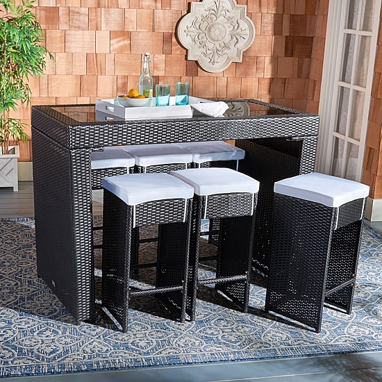 Safavieh Horus Patio Collection 7-pc. Weather Resistant Rectangular Dining Set