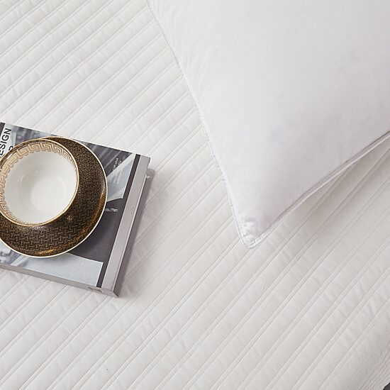1000 Thread Count Egyptian Cotton White Down Bed Pillow