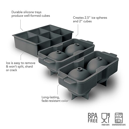 Tovolo Jumbo Sphere 3-pc. Ice Mold