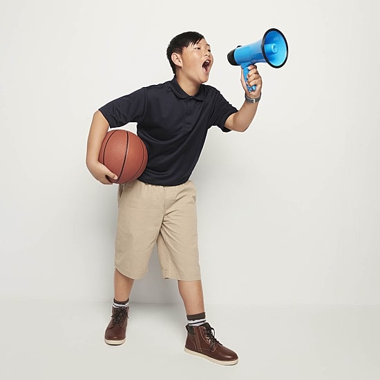 IZOD Little & Big Kid Boys Stretch Fabric Adjustable Waist Hybrid Short