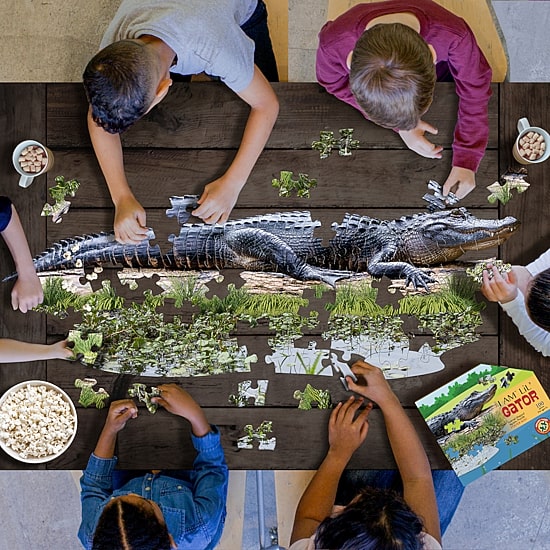 Madd Capp Lil' Gator 100 Piece Jigsaw Puzzle
