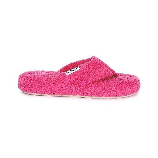 Isotoner Joey Soft Pile Thong Womens Round Slip-On Shoe
