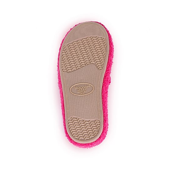 Isotoner Joey Soft Pile Thong Womens Round Slip-On Shoe