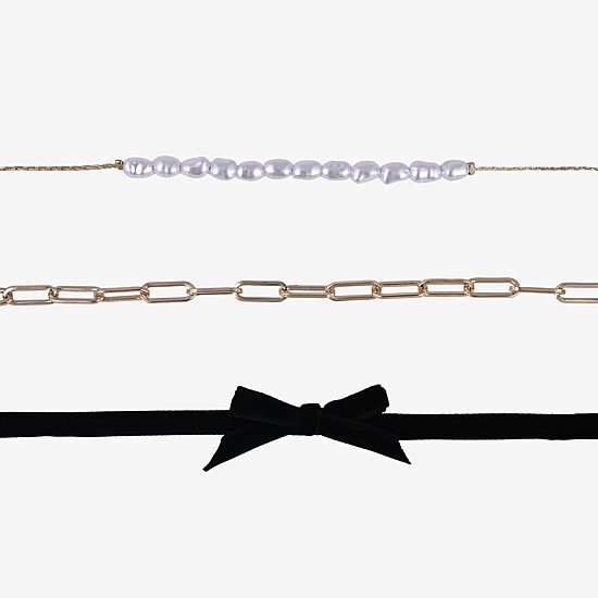 Arizona Womens Bow 12 Inch Choker Necklace