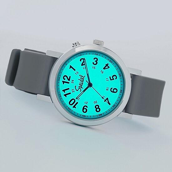 Speidel Medi Glow Unisex Adult Gray Strap Watch 60370011