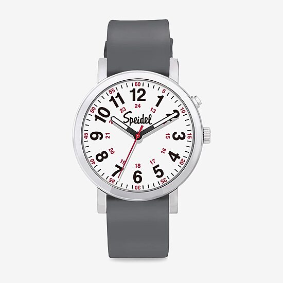 Speidel Medi Glow Unisex Adult Gray Strap Watch 60370011