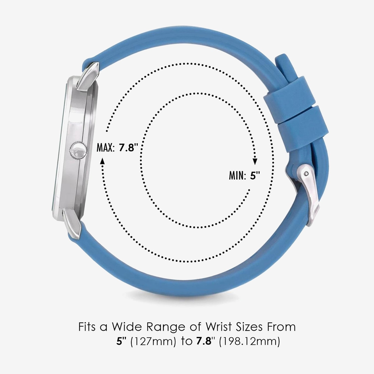 Speidel Medi Watch Unisex Adult Blue Strap Watch