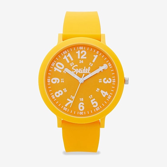 Speidel Color Pop Unisex Adult Orange Strap Watch 60910023