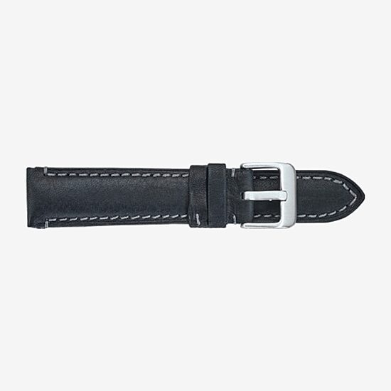Speidel Unisex Adult Black Leather Watch Band 360-101-20
