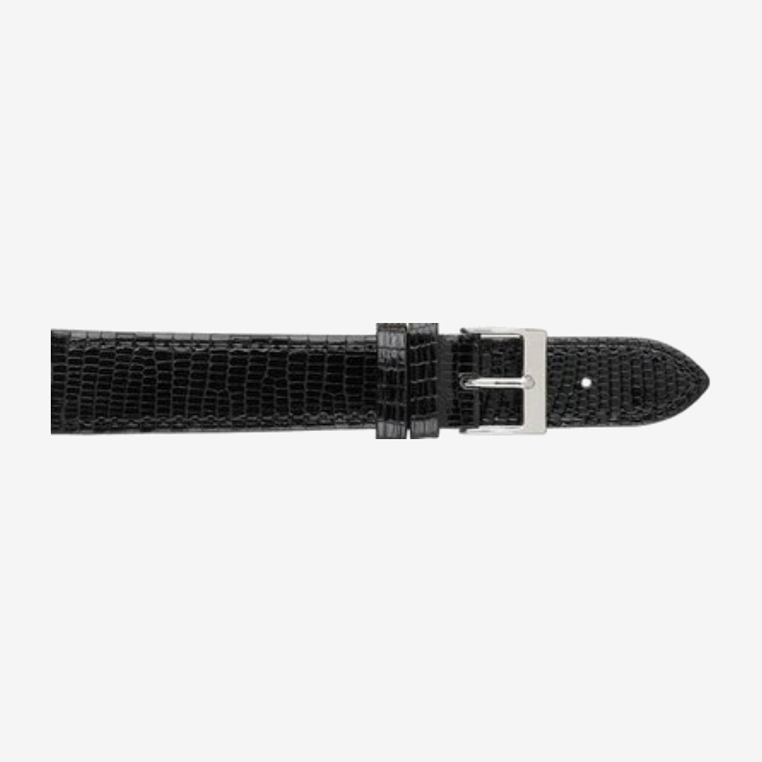 Speidel Unisex Adult Black Leather Watch Band 167-101-18