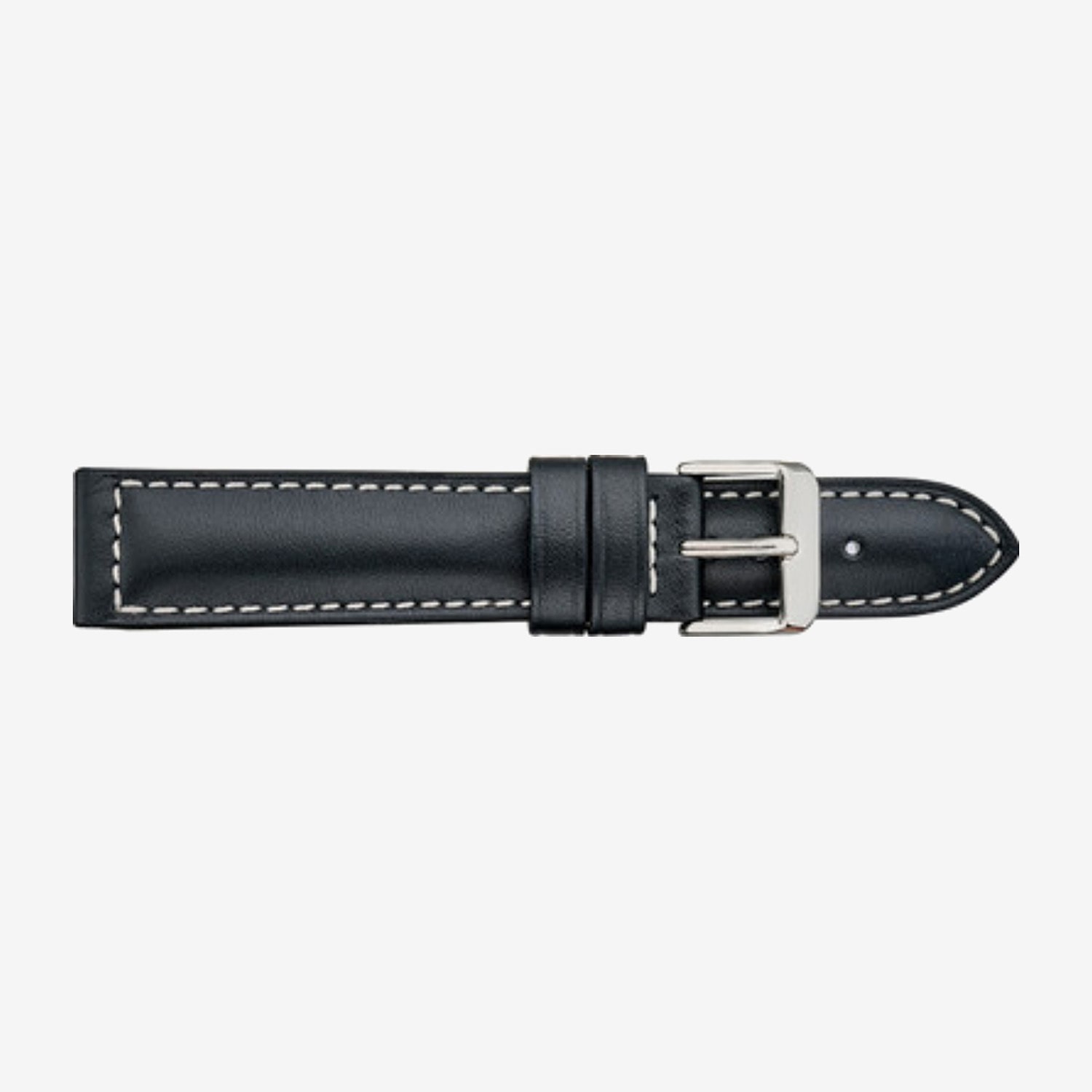 Speidel Unisex Adult Black Leather Watch Band 298-101-18