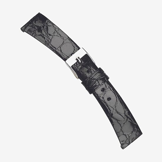 Speidel Unisex Adult Black Leather Watch Band 124-101-18