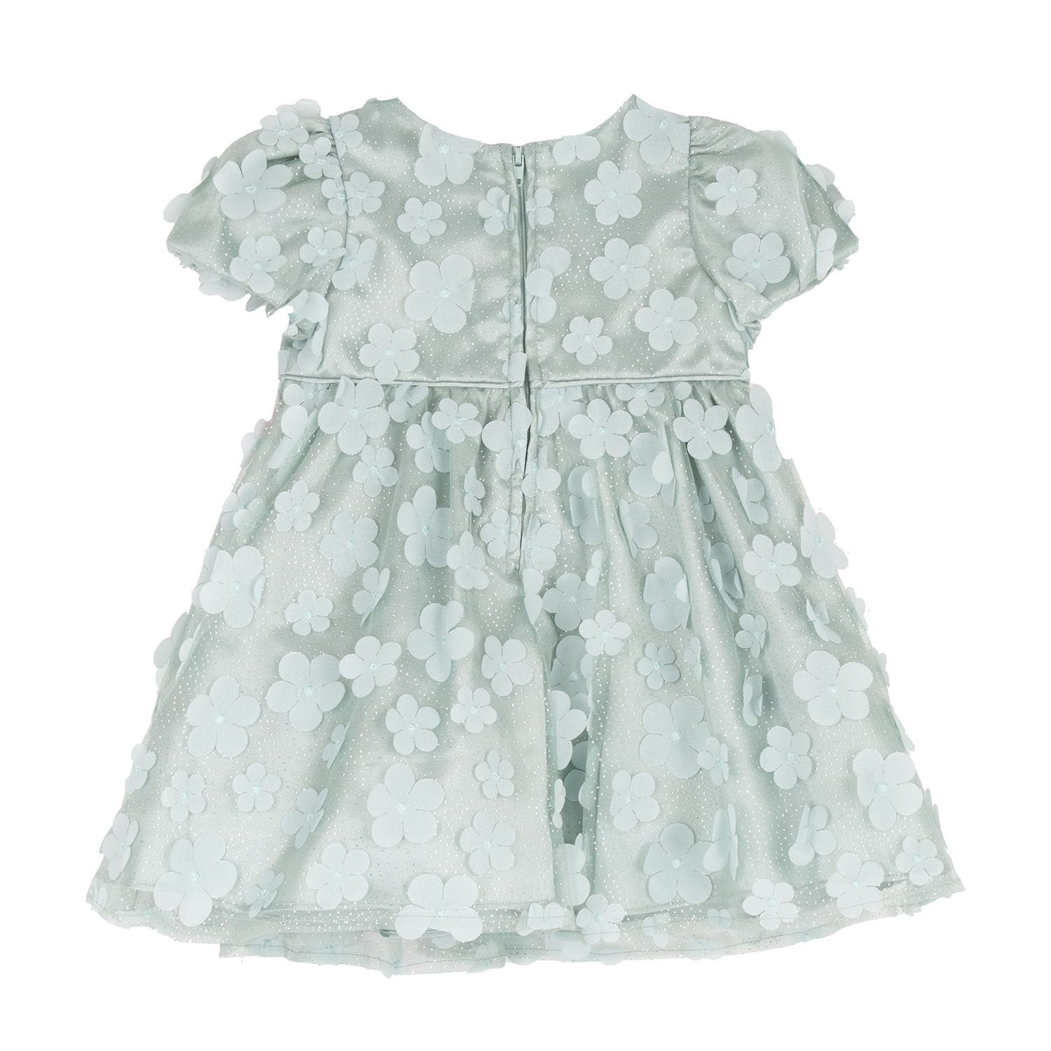 Rare Editions Baby Girls Short Sleeve Cap A-Line Dress