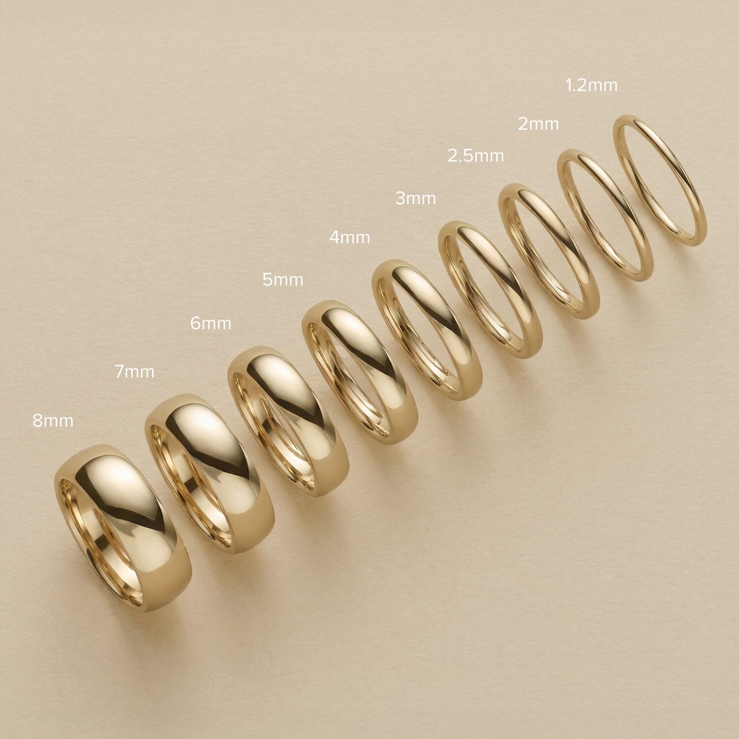 Womens 14K Gold Wedding Band