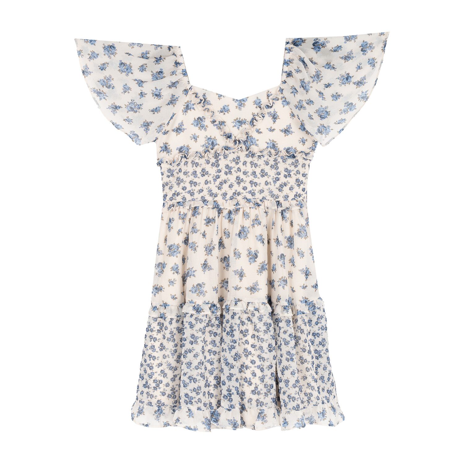 Rare Editions Big Kid Girls Floral 2-pc. Dress Set