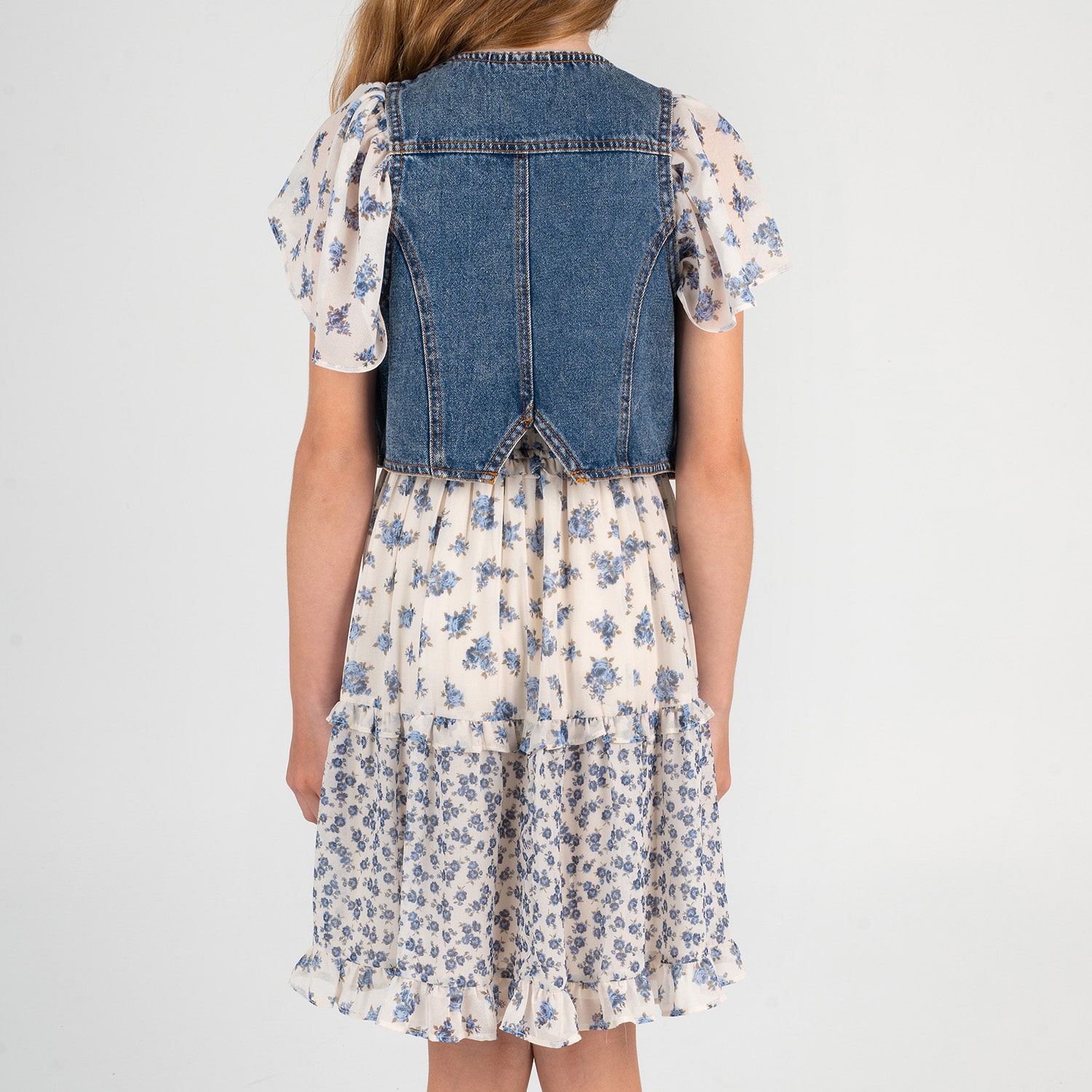 Rare Editions Big Kid Girls Floral 2-pc. Dress Set