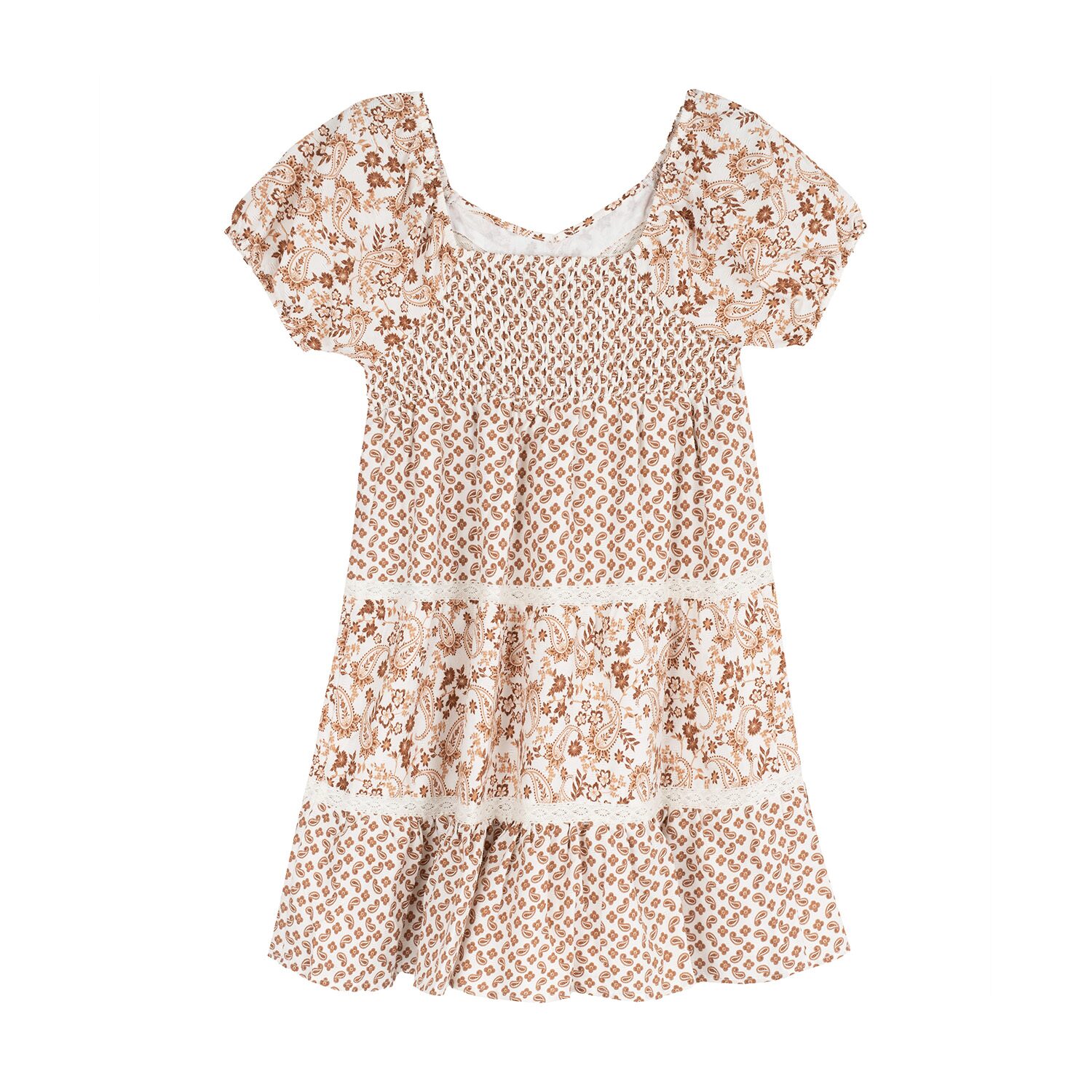 Rare Editions Big Kid Girls Short Sleeve A-Line Dress