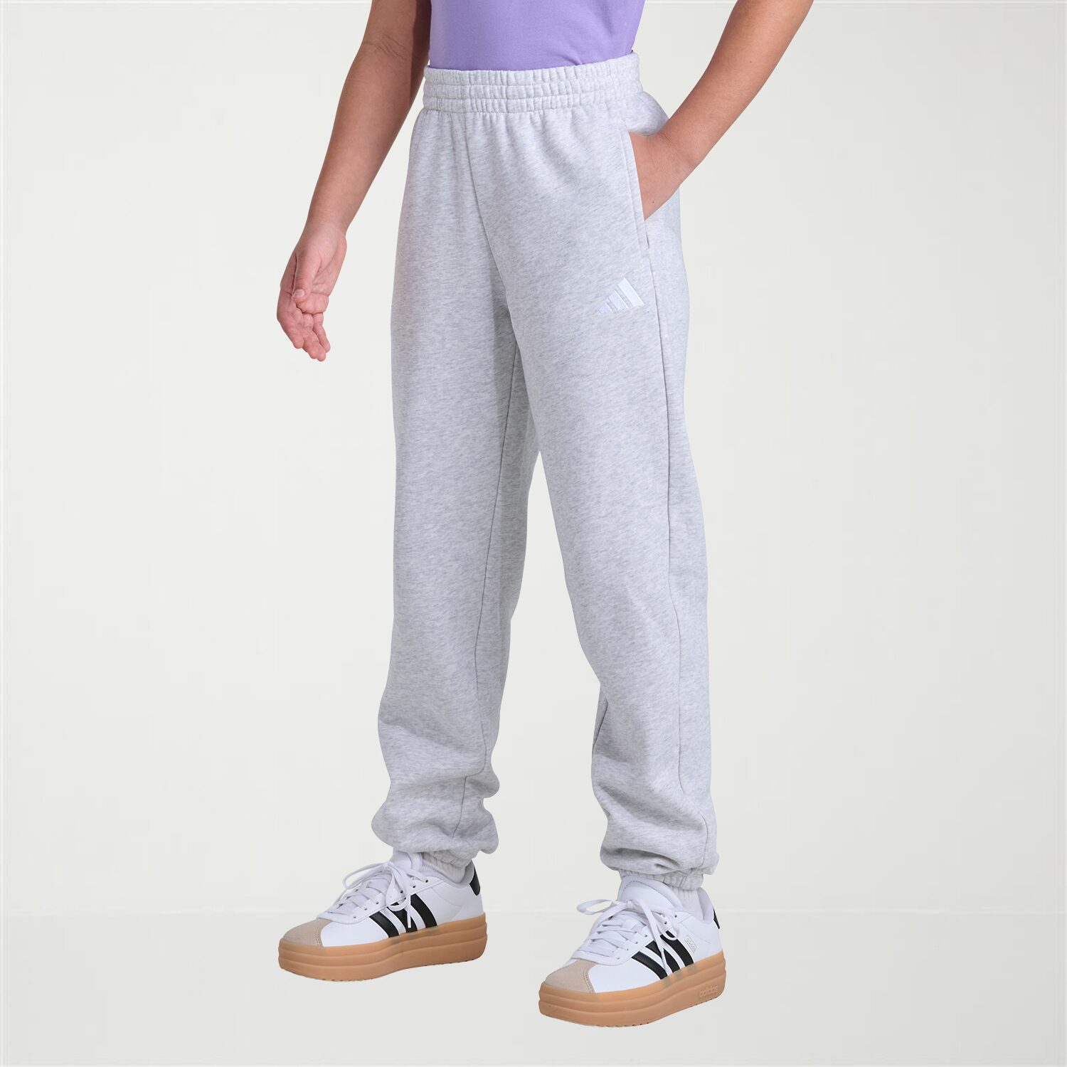 adidas Big Kid Girls Cuffed Regular Fit Jogger Pant