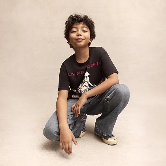 Levi's® Big Kid Boys Adjustable Waist 565™ Straight Leg Loose Fit Jean