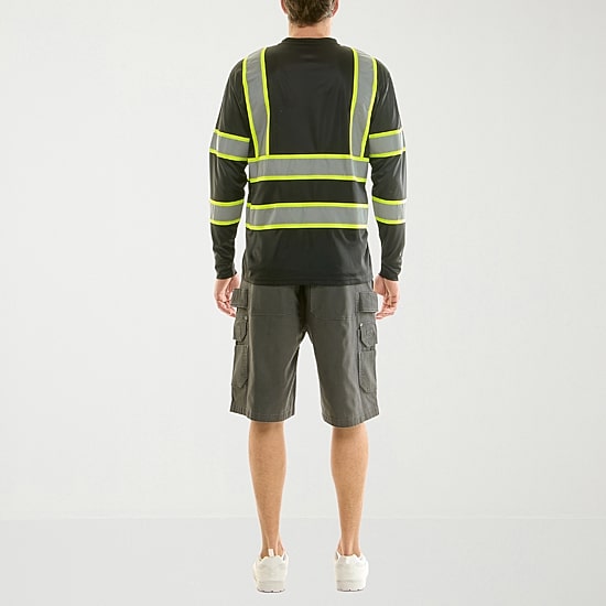 Hallstatt Workwear Mens High Visibility Long Sleeve Safety Shirt