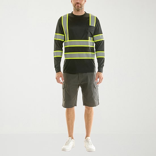 Hallstatt Workwear Mens High Visibility Long Sleeve Safety Shirt