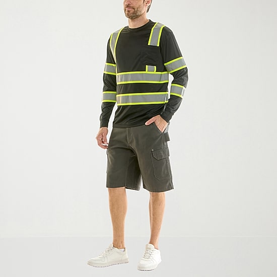 Hallstatt Workwear Mens High Visibility Long Sleeve Safety Shirt