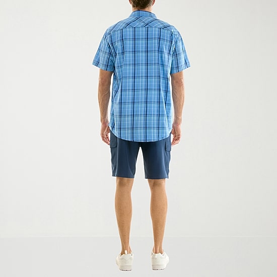 Hallstatt Workwear Mens Short Sleeve Regular Fit Button-Down Shirt