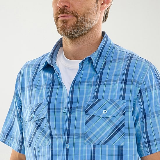 Hallstatt Workwear Mens Short Sleeve Regular Fit Button-Down Shirt