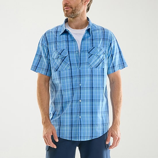 Hallstatt Workwear Mens Short Sleeve Regular Fit Button-Down Shirt