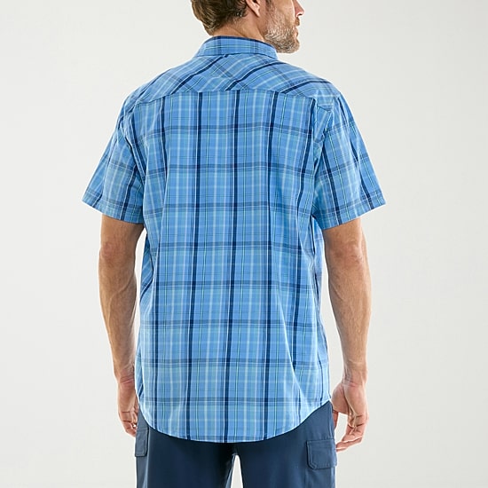 Hallstatt Workwear Mens Short Sleeve Regular Fit Button-Down Shirt