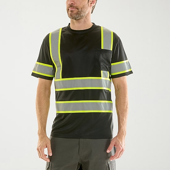 Hallstatt Workwear Mens High Visibility Short Sleeve Safety Shirt