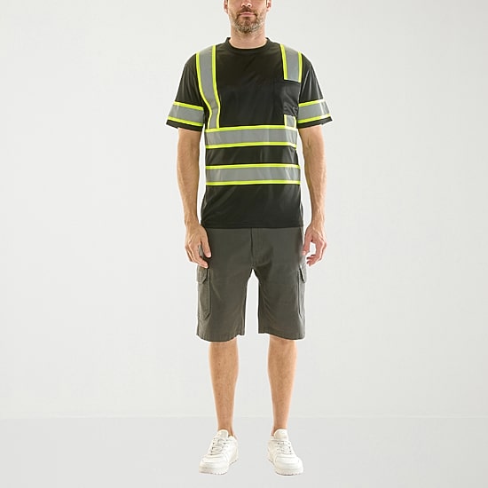 Hallstatt Workwear Mens High Visibility Short Sleeve Safety Shirt
